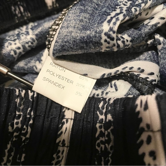 Casa Donna Striped Wide Leg Pants Womens Size M/L - Picture 8 of 15